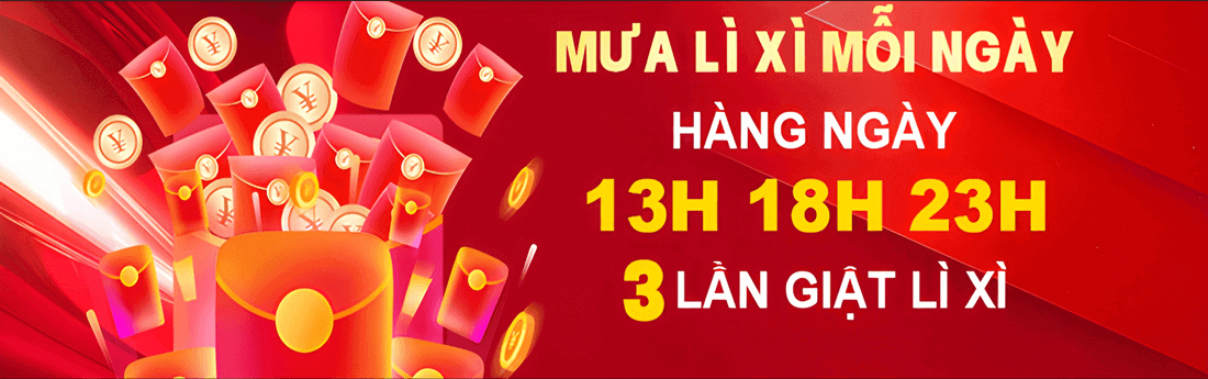 mưa lì xì mỗi ngày